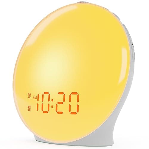 Best Sunrise Alarm Clock Wake Up Light Therapy for Heavy Sleepers & Kids (2024)