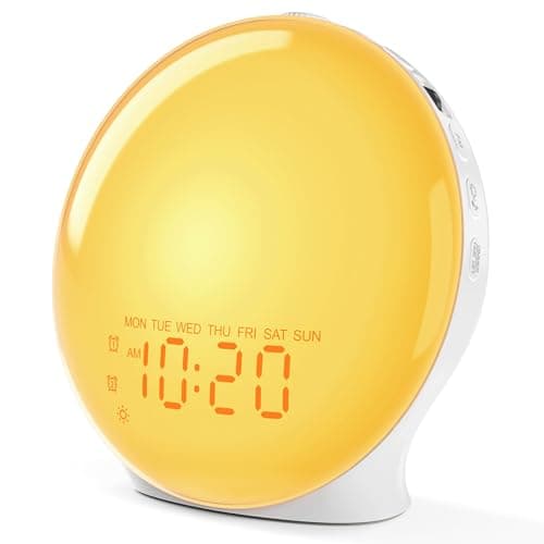 Best Sunrise Alarm Clock Wake Up Light Therapy for Heavy Sleepers in 2024