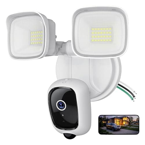 Best Outdoor WiFi Floodlight Camera with Night Vision & Motion Detection